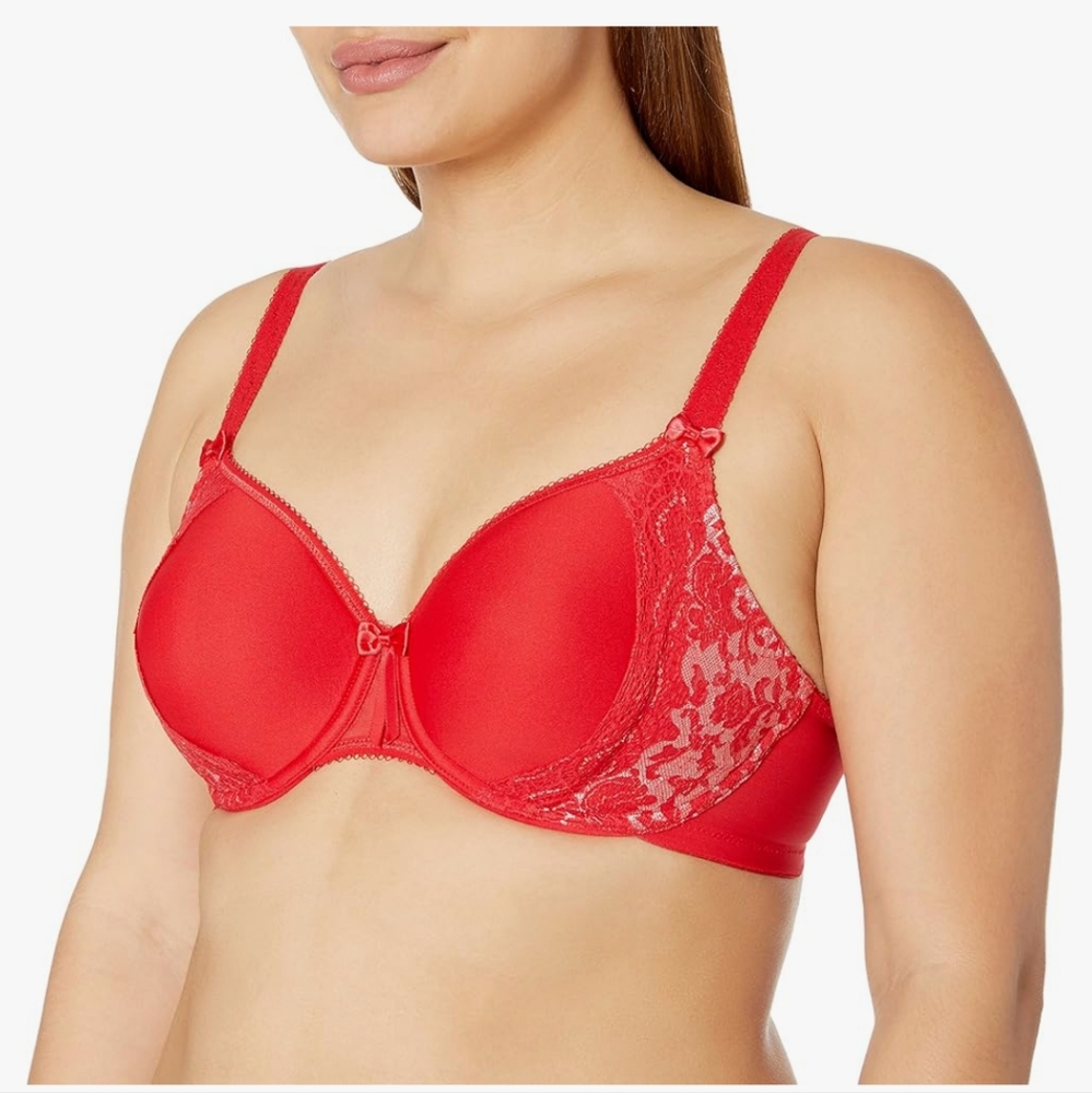 Elomi Red Lace Underwire Bra